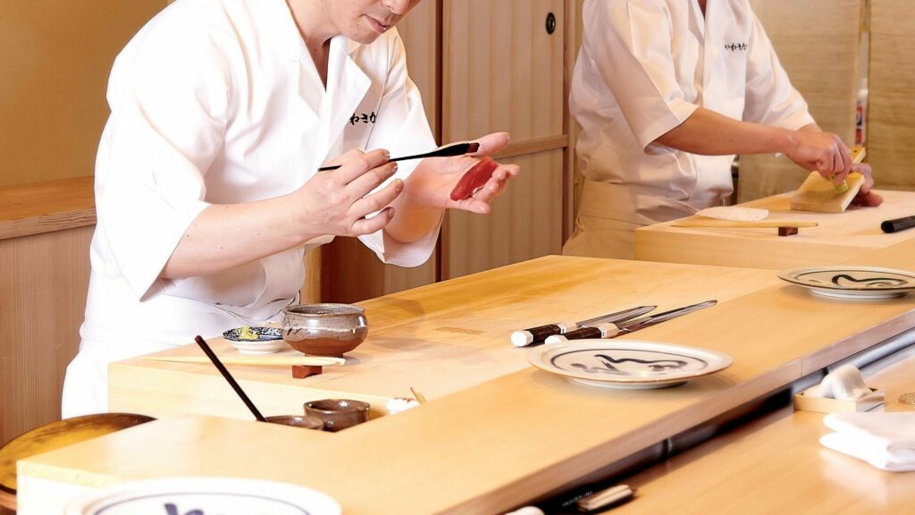 Sushi resturant in Tokyo