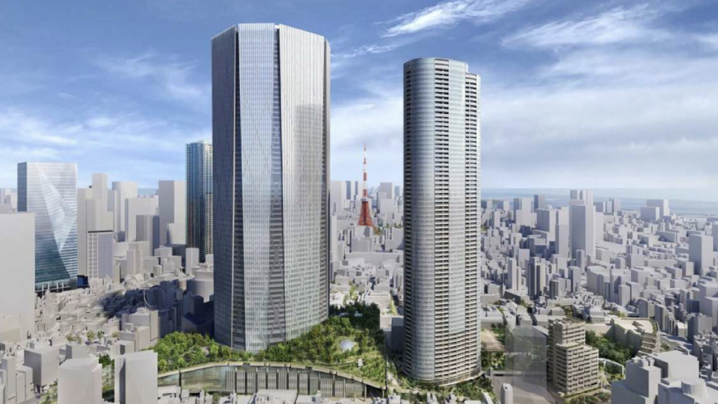 CGI of 2nd Roppongi hills project, real estate news tokyo