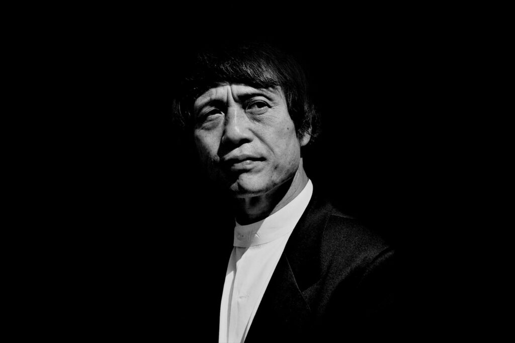 A portrait of Tadao Ando