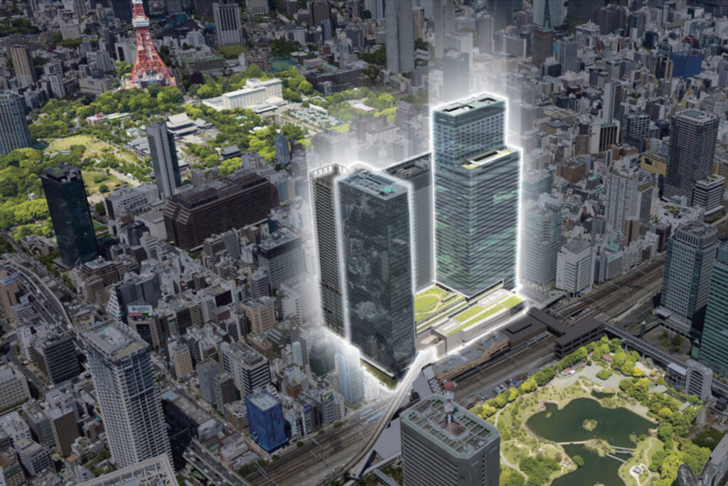Hamamatsucho Re-development and The New World Trade Centre in Toyko