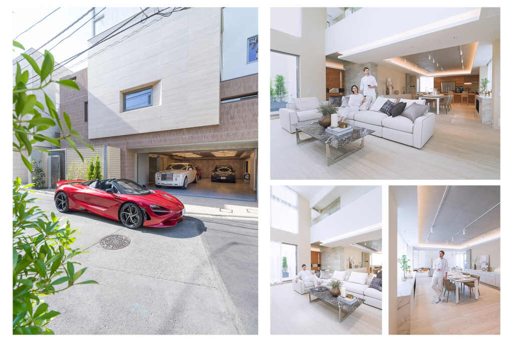 Kouga Raintree, one of the super high-end luxury city houses that Housing Japan has helped develop. It is one of the most expensive houses ever sold in Japan.