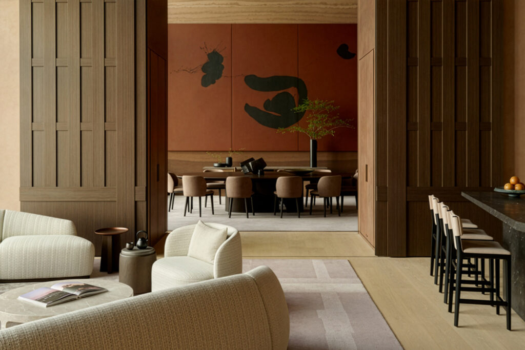 AN interior image of one of the Aman Residences